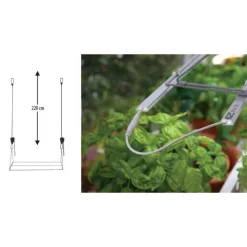 Kasvivalaisimen ripustin,