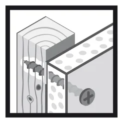 Nauhoitettu kipsiruuvi