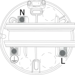 Yksittäisen kohdevalaisimen kiinnike